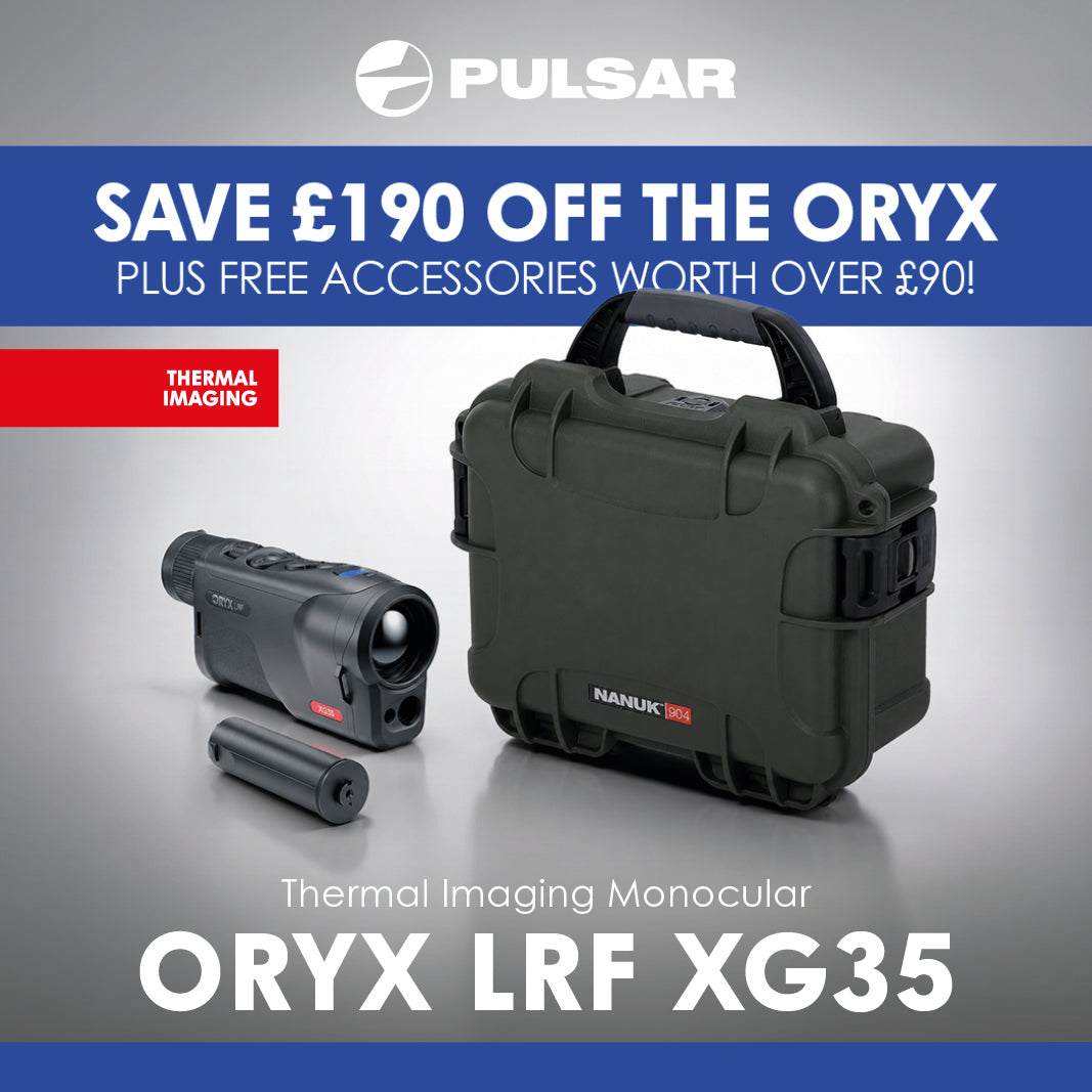 Pulsar Oryx LRF XG35 20mK Thermal Imaging Monocular Offer - Reveal Wildlife