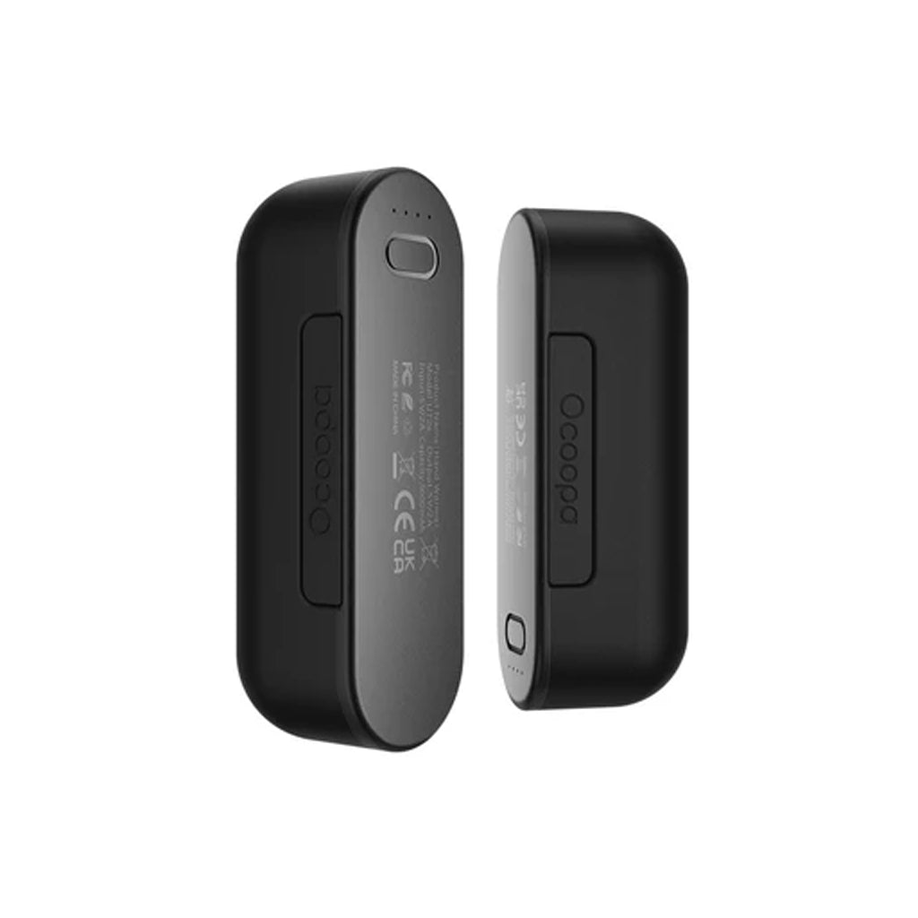Product image of Ocoopa UT2s Rechargeable Hand Warmer Black - Reveal Wildlife