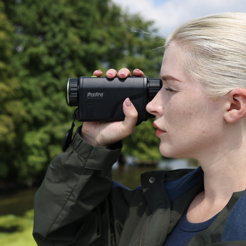 Lifestyle image of Pixfra Arc A613 30mK Thermal Imaging Monocular - Reveal Wildlife