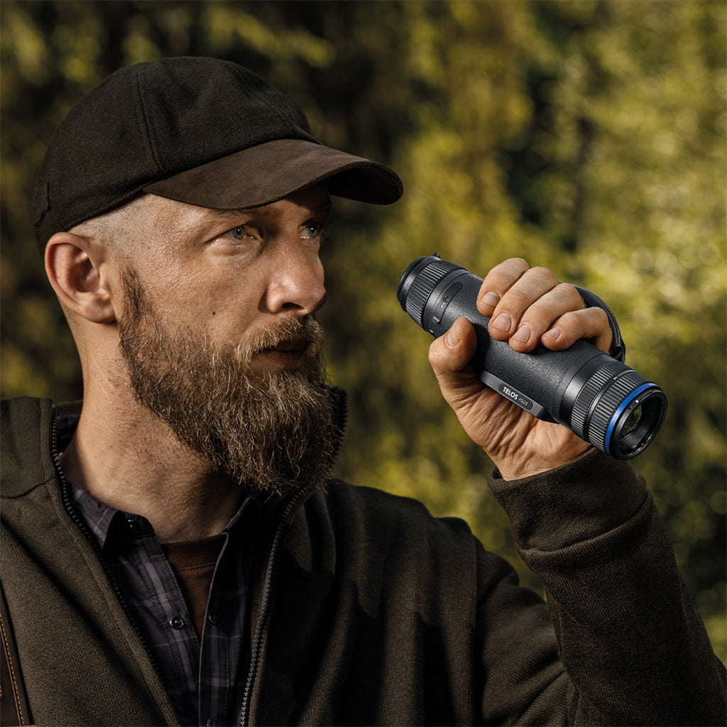 Lifestyle image of Pulsar Telos XQ35 25mK Thermal Imaging Monocular - Reveal Wildlife